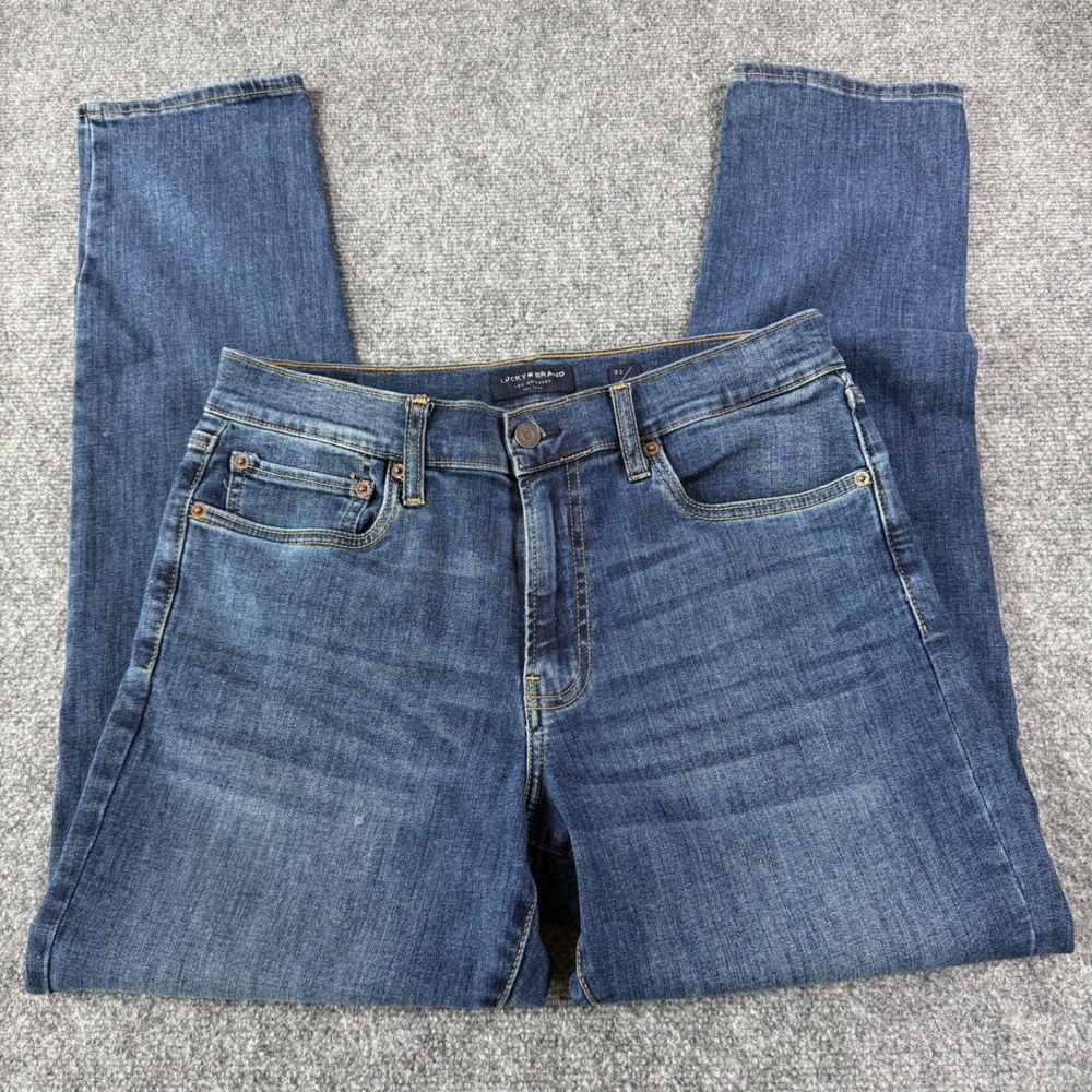 Lucky Brand Jeans 412 Athletic Slim Blue Medium Wash 32/32 Casual